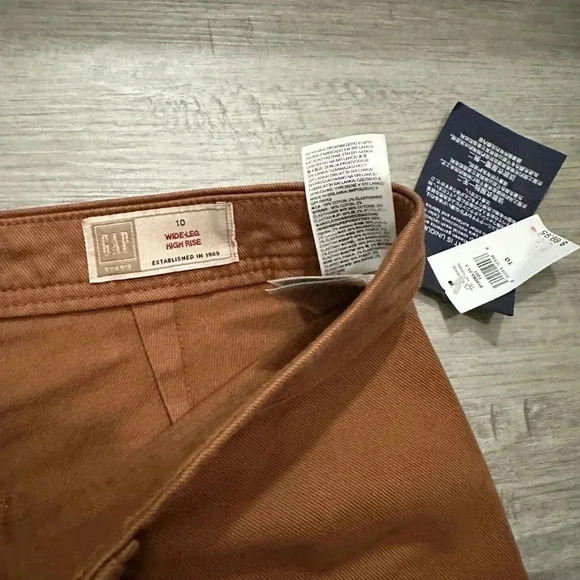 Gap wide legs high rise stretch pants size 10 - Picture 4 of 4